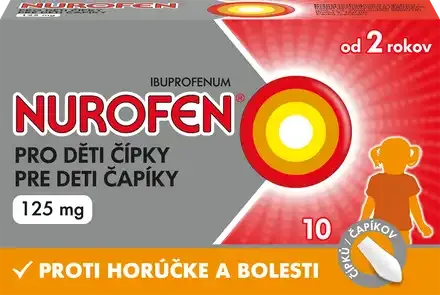 Nurofen Pre deti 125 mg čapíky