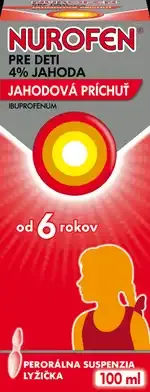 Nurofen Pre deti 4% Jahoda 100 ml