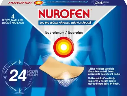 Nurofen 200 mg liečivá náplasť 4 KS
